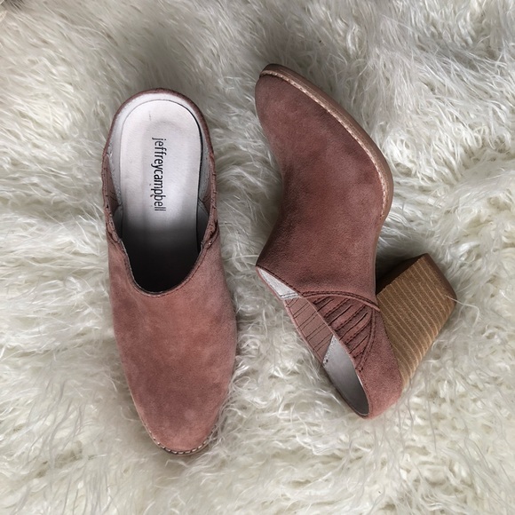 Jeffrey Campbell Pink Mules heels - Picture 2 of 6